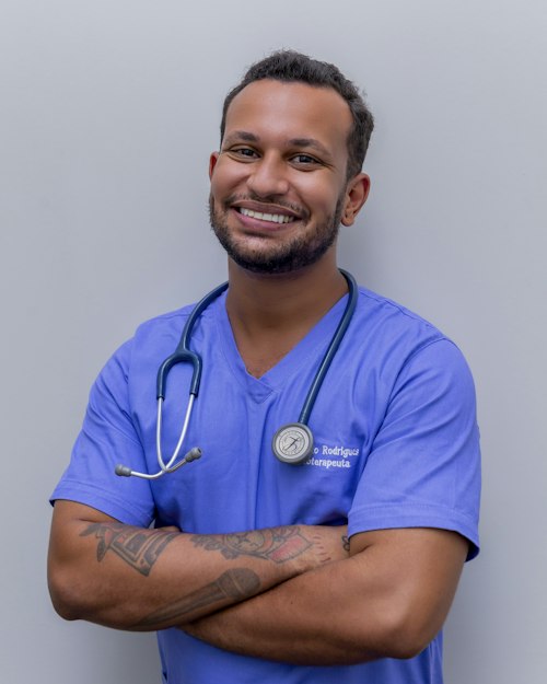 Smiling healthcare provider